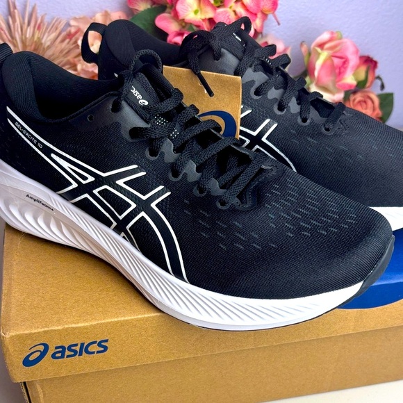 Asics Black and White Athletic Sneakers - Picture 2 of 10